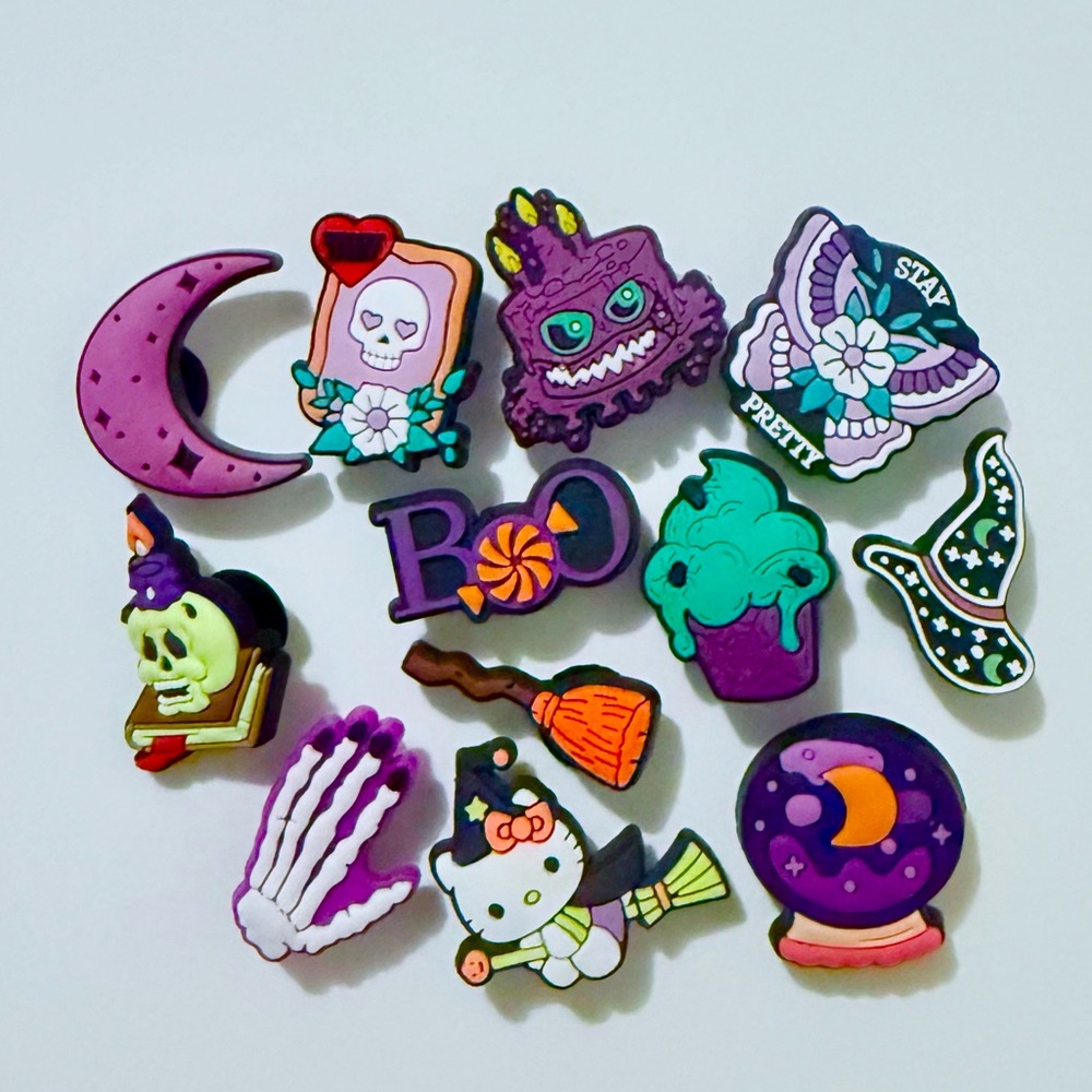 12 Halloween Croc Charms Jibbit Shoe Charms Disney Croc Charms